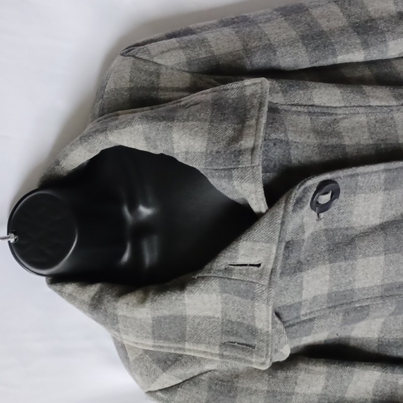 Steve Madden Plaid Wool blend coat - Picture 2 of 9